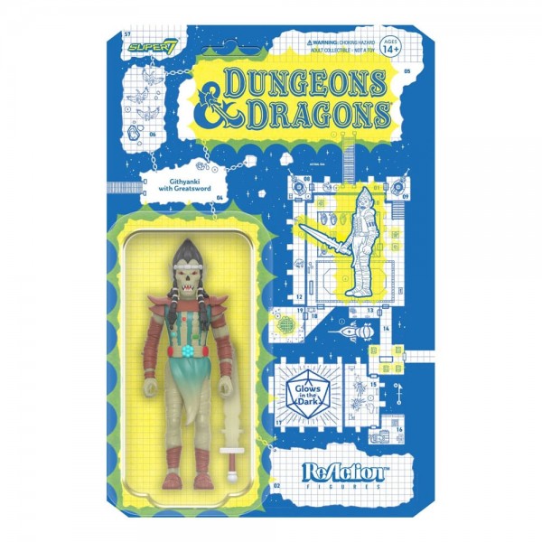 Dungeons &amp; Dragons ReAction Action Figure Wave 04 Githyanki Glow in the Dark 10 cm