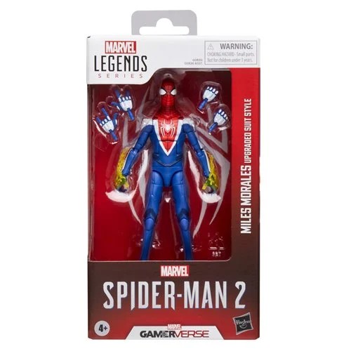 Spider-Man Marvel Legends Series Gamerverse Miles Morales Upgraded Suit Style 6-Inch Action Figure