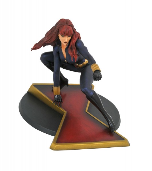 B-Ware Marvel Gallery PVC Statue Black Window 15 cm - defekte Verpackung