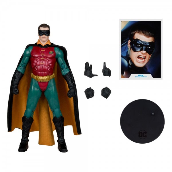 DC Build A Megafig Action Figure Batman Forever Robin (Gold Label) 18 cm BAF: Nightmare Bat