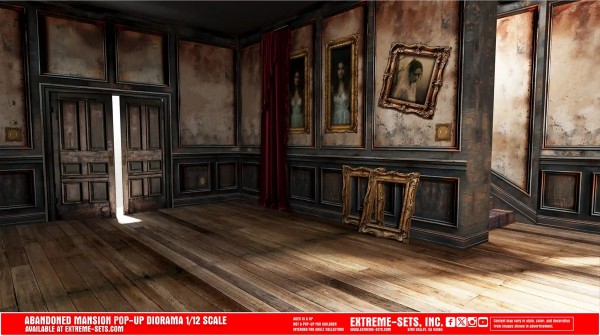 Extreme Sets Abandoned Mansion Pop-Up Diorama 1/12