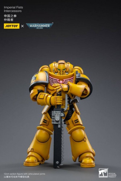 Warhammer 40k Action Figure 1/18 Imperial Fists Intercessors 12 cm