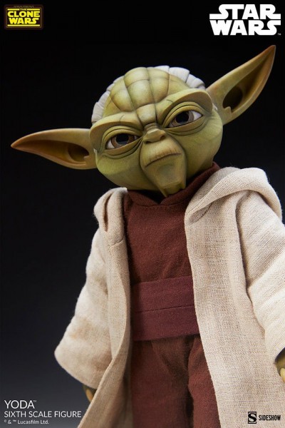 Star Wars The Clone Wars Actionfigur 1/6 Yoda