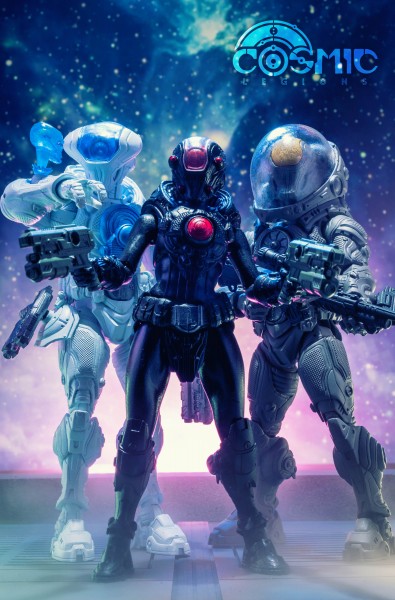Cosmic Legions Actionfigur T.U.5.C.C. Science Officer