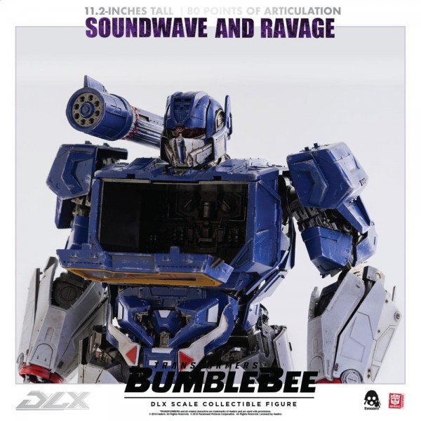 Transformers Bumblebee DLX Actionfiguren Doppelpack 1/6 Soundwave & Ravage 28 cm