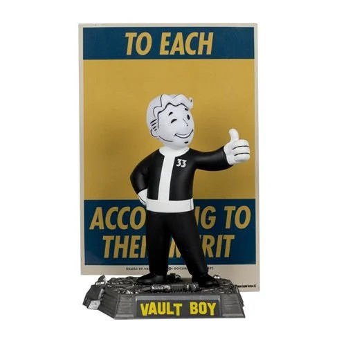 Movie Maniacs Fallout Lucy, Maximus, The Ghoul, and Vault Boy 6-Inch Posed Figure 4-Pack