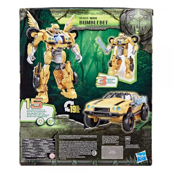 Transformers: Aufstieg der Bestien Elektronische Actionfigur Beast-Mode Bumblebee 25 cm *Englische V