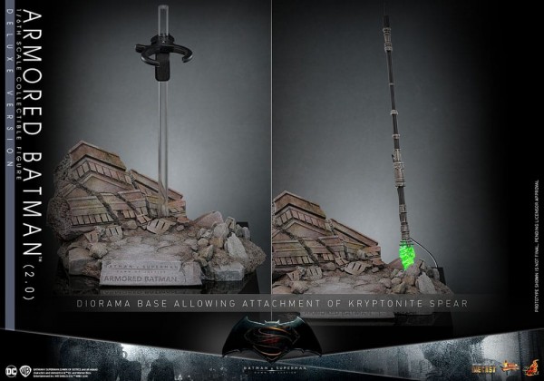 Batman v Superman: Dawn of Justice Movie Masterpiece Actionfigur 1/6 Armored Batman 2.0 (Deluxe Vers