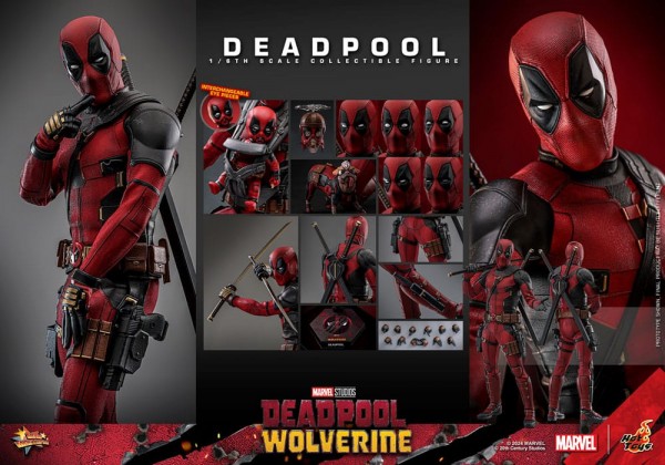 Deadpool & Wolverine Movie Masterpiece Actionfigur 1/6 Deadpool 31 cm