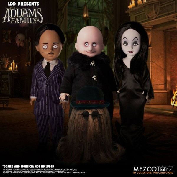 The Addams Family Living Dead Dolls Puppets Fester & It (2-Pack)