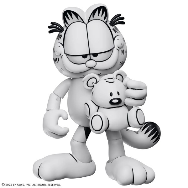 Garfield Black and White Daily Comic Strip Action Figure - Exclusive