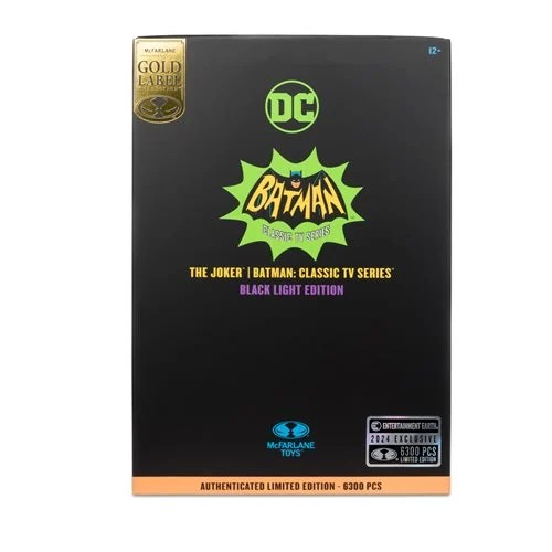 DC Retro The Joker Batman: Classic TV Series Black Light Gold Label - Limited Edition