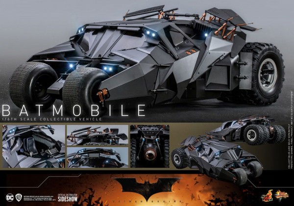 Batman The Dark Knight Trilogy Movie Masterpiece Vehicle 1/6 Batmobile