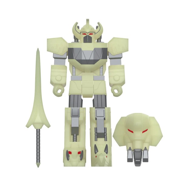 Mighty Morphin Power Rangers ReAction Figures Megazord (Lightning Glow)