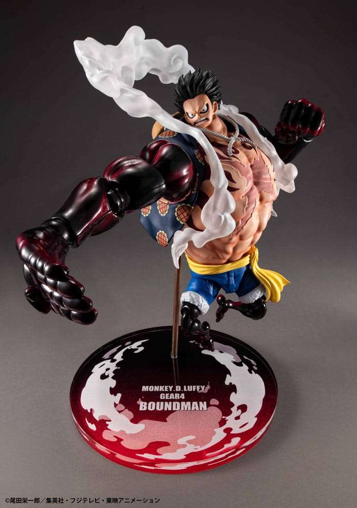 Figurine One Piece Luffy Gear 4 – Statue Monkey King Crow Cannon 29 Cm PVC – 2023