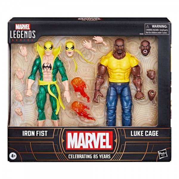 Marvel 85th Anniversary Marvel Legends Action Figure 2-Pack Iron Fist & Luke Cage 15 cm