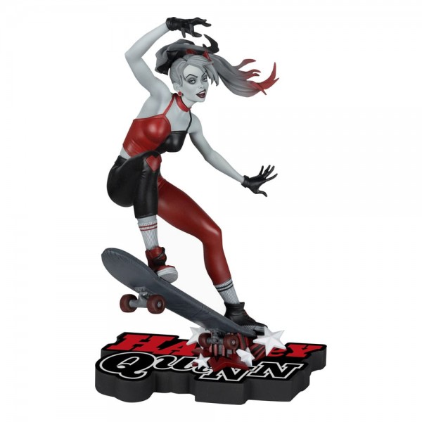 DC Direct Harley Quinn: Red, White &amp; Black Statue 1/10 Harley Quinn by Ivan Tao 20 cm