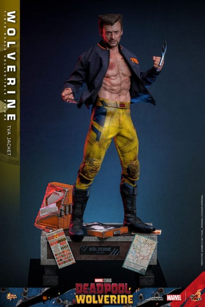 Deadpool & Wolverine Movie Masterpiece Actionfigur 1/6 Wolverine (TVA Jacket Version) 31 cm