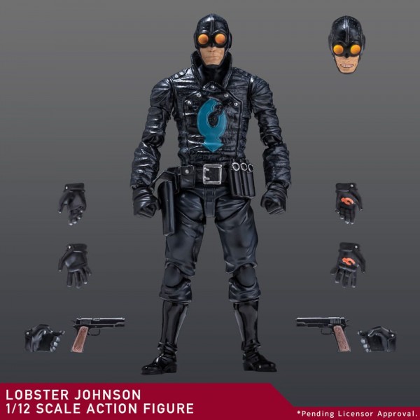 Hellboy Actionfigur 1/12 Lobster Johnson 17 cm