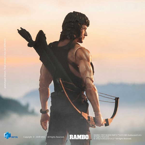 Rambo Exquisite Super Actionfigur 1/12 First Blood II John Rambo 16 cm