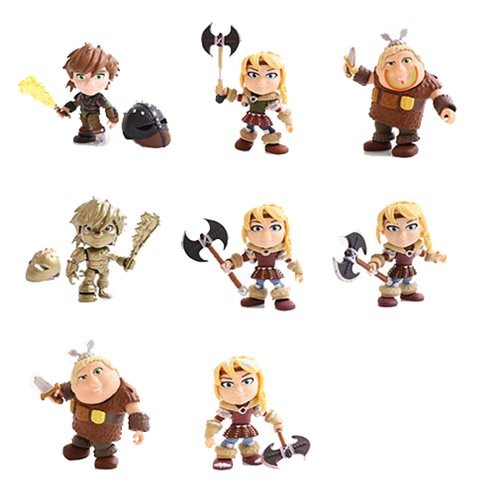 How To Train Your Dragon Heroes &amp; Humans Action Vinyl Figure Wave 2 Fishleg