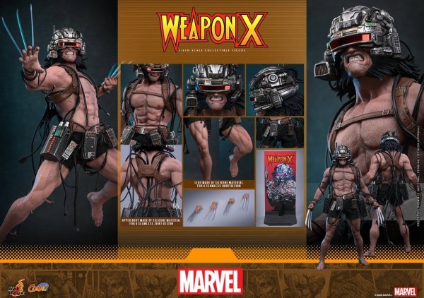 Marvel Comic Masterpiece Actionfigur 1/6 Weapon X 31 cm