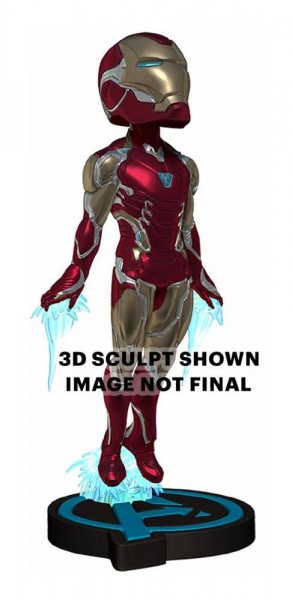 Avengers Endgame Head Knocker Wackelkopf-Figur Iron Man