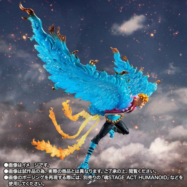 One Piece S.H.Figuarts Actionfigur Marco Marineford 17 cm