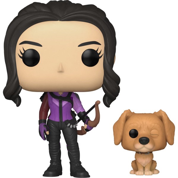 Hawkeye Funko Pop! Vinyl Figure Kate Bishop with Lucky the Pizza Dog