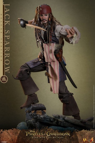 Pirates of the Caribbean: Salazars Rache DX Actionfigur 1:6 Jack Sparrow (Deluxe Version) 30 cm
