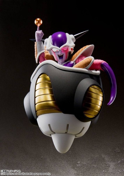 Dragonball Z S.H. Figuarts Actionfigur Frieza First Form & Frieza Pod Set 11 cm Re-Run