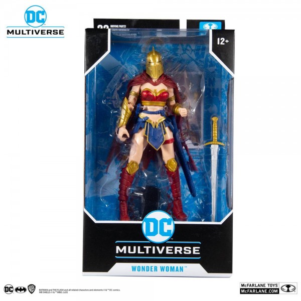 DC Multiverse Actionfigur Wonder Woman with Helmet of Fate (Batman: Last Knight on Earth)