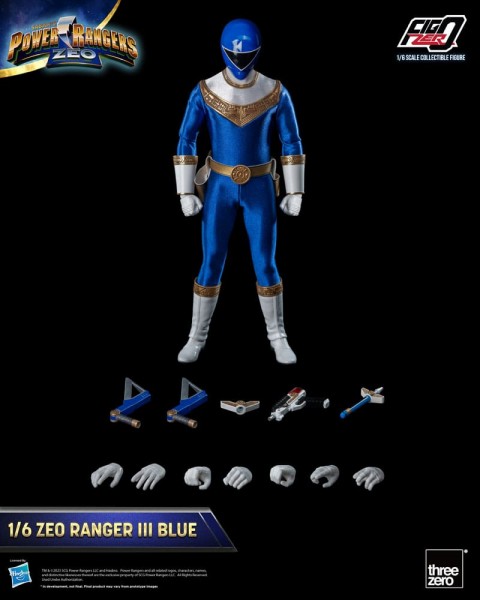 Power Rangers Zeo FigZero Actionfigur 1/6 Ranger III Blue 30 cm