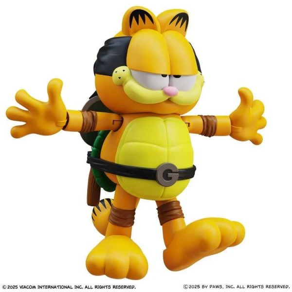 Garfield x TMNT Garfello und Sidekick Odie Actionfiguren