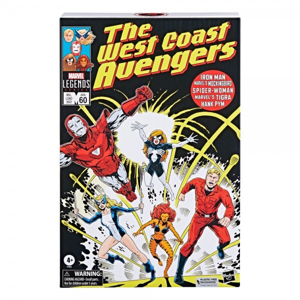 Marvel Legends Actionfiguren 5er-Pack The West Coast Avengers Exclusive 15 cm