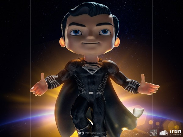 Justice League Minico PVC Figur Black Suit Superman