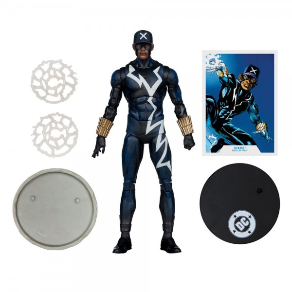 DC Multiverse Actionfigur Static Shock (Trial by Fire) (Gold Label) 18 cm
