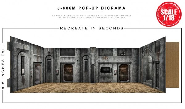Extreme Sets Pop-Up Diorama J-806M Set 1/18