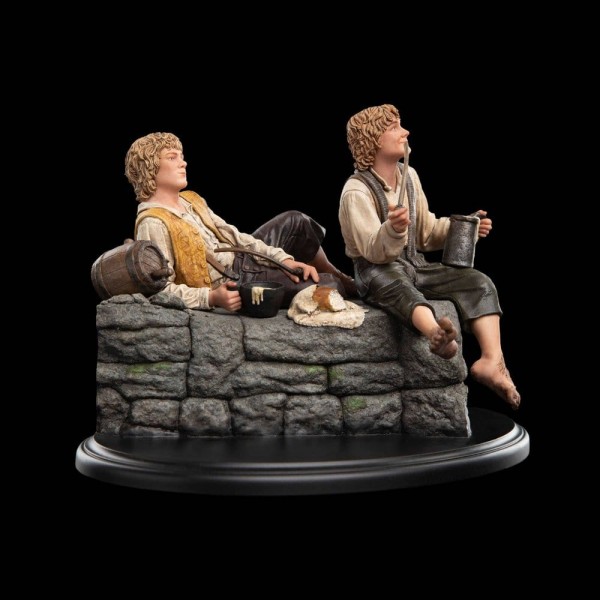 Der Herr der Ringe Mini Statue Merry und Pippin 12 cm-Copy