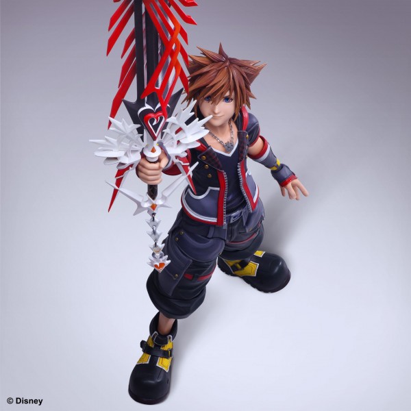 Kingdom Hearts III Play Arts Kai Actionfigur Sora (Version 2) Deluxe