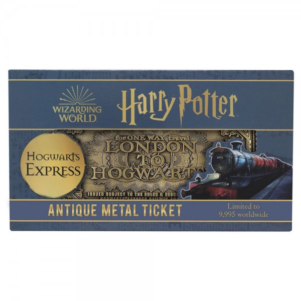 Harry Potter Replik Hogwarts Train Ticket Limited Edition