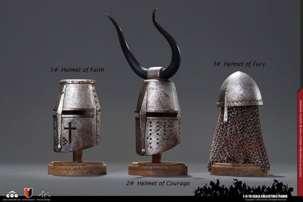 Coomodel Series of Empires Die-Cast Action Figure 1/6 Crusader Knights Glory of the Holy City