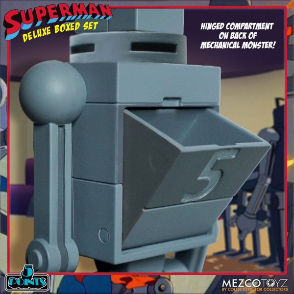 Superman The Mechanical Monsters (1941) '5 Points' Actionfiguren Deluxe Box-Set