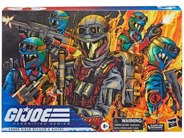 G.I. Joe Classified Series Action Figures 15 cm Vipers & Officer Troop Builder 3-Pack