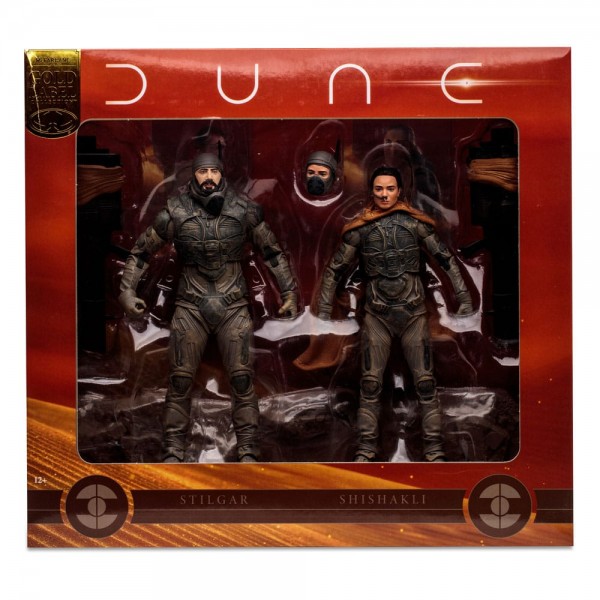 Dune: Teil 2 Actionfiguren 2er-Pack Stilgar & Shishakli (Gold Label) 18 cm