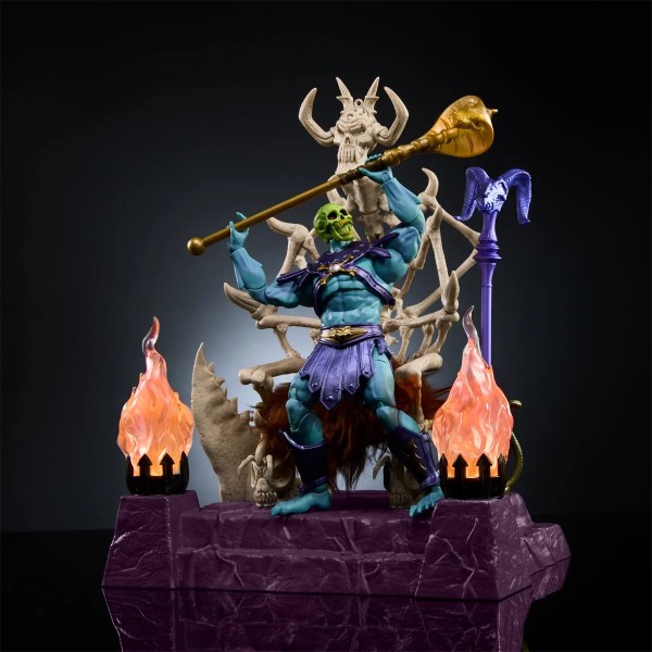 Masters of the Universe Masterverse Skeletor and Havoc Throne Action Figure Set - Fan Channel Exclusive