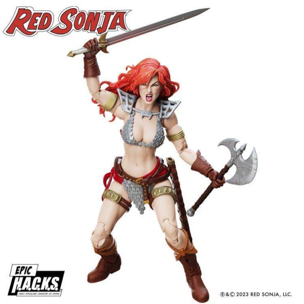 Red Sonja 50th Anniversary Epic H.A.C.K.S. Figure