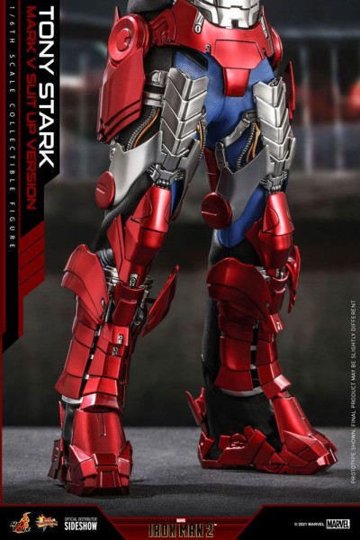 Iron Man 2 Movie Masterpiece Action Figure 1/6 Tony Stark (Mark V Suit Up Version)
