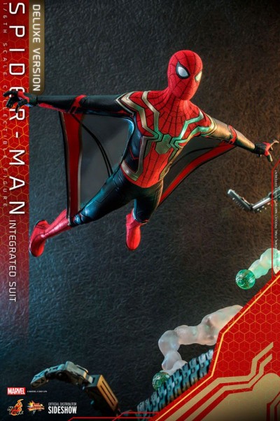 Spider-Man No Way Home Movie Masterpiece Actionfigur 1/6 Spider-Man (Integrated Suit) Deluxe Version