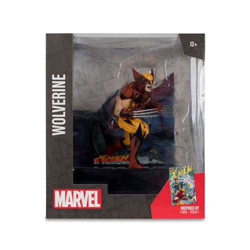 Marvel Wave 1 Wolverine X-Men #1 1:10 Scale Posed Figure with Scene